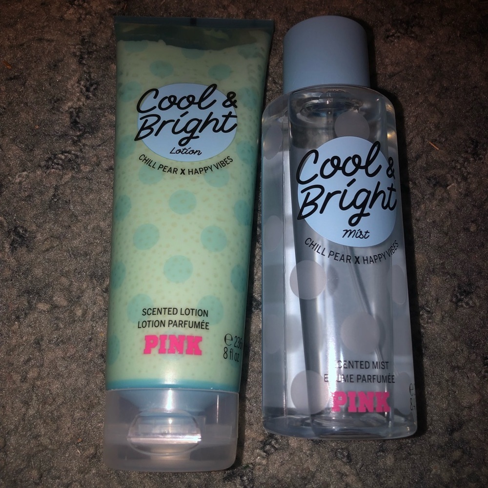 Cool and bright lotion and spray